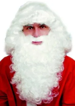 Overig Baardstel Kerstman Luxe Wit
