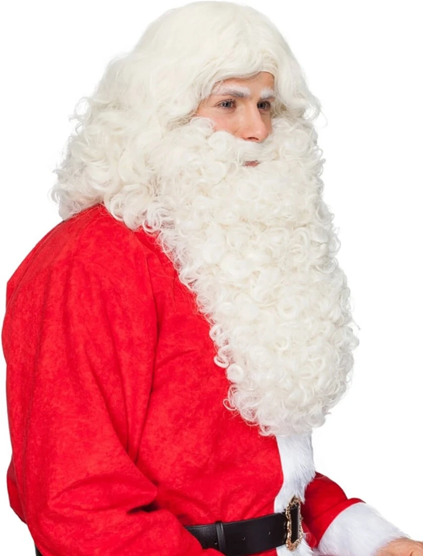 Overig Baardstel Kerstman Superluxe Naturel - Afbeelding 2