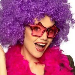 Overig Bril Disco Stars Roze