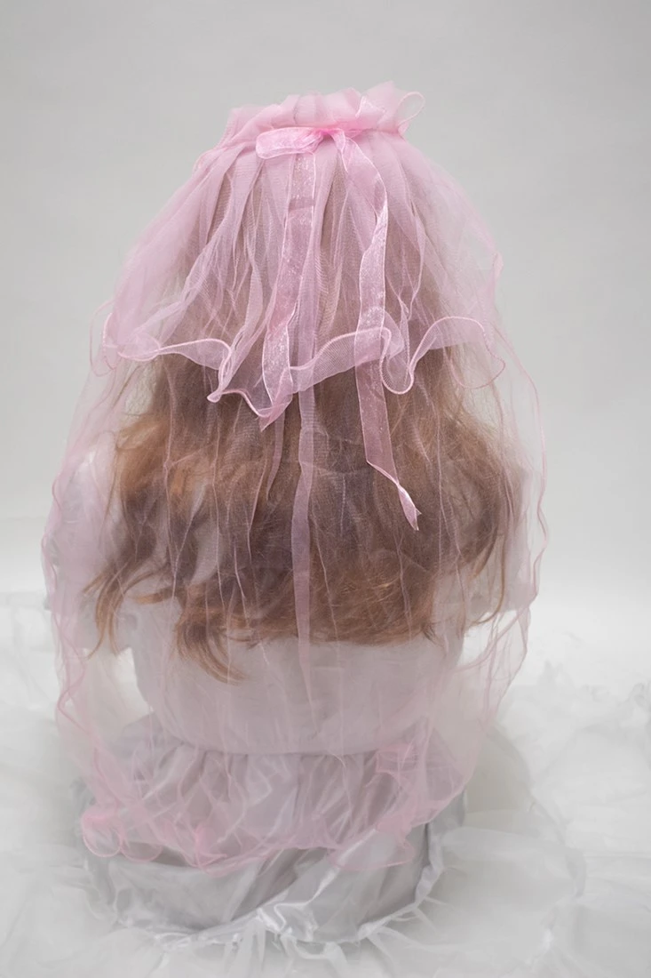 Overig Bruidssluier Luxe Roze - Afbeelding 2