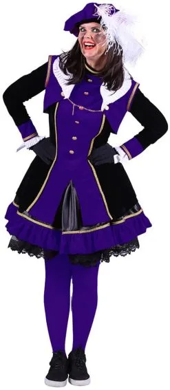 Overig Dames Pietenpak Graciosa Paars/Zwart