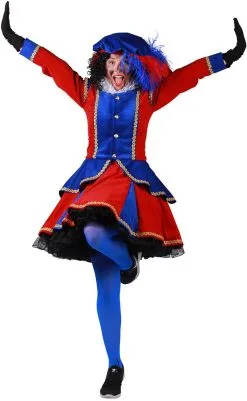 Overig Dames Pietenpak Madrid Rood/Blauw