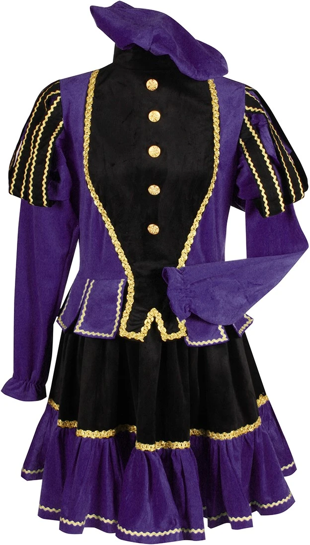 Overig Dames Pietenpak Murcia Zwart/Paars