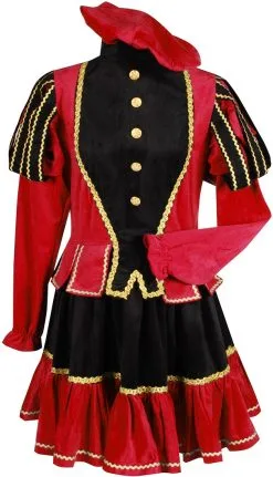 Overig Dames Pietenpak Murcia Zwart/Rood