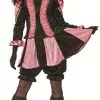 Overig Dames Pietenpak Pepita Roze-Zwart