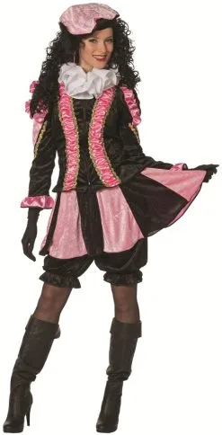 Overig Dames Pietenpak Pepita Roze-Zwart