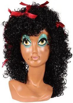 Overig Dames Pietenpruik Pepita Wetlook Met Rode Strikjes