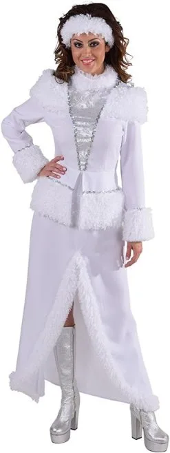 Overig Damesjurk IJsdame Luxe Wit