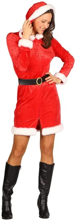 Overig Dameskostuum Kerstmeisje Holly