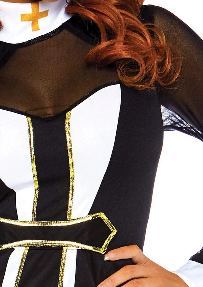 LEG AVENUE Dameskostuum Sexy Non - Twisted Sister - Afbeelding 3