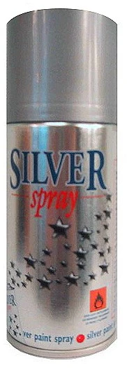 Overig Decoratie Spray Zilver (150ml)