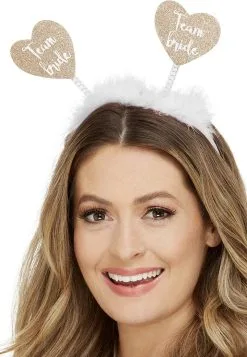 Overig Diadeem Team Bride Glitter Goud