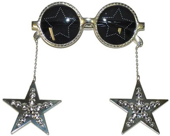 Overig Disco Bril Star De Luxe Zilver