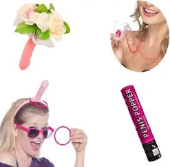 Carnavalsland Feestpakket Vrijgezellenfeest Dames Piemel