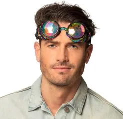 Overig Festival Bril Regenboog Pailletten Caleidoscoop