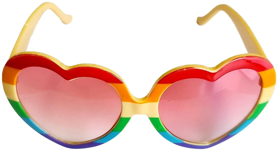 Overig Hartjes Bril Regenboog Rainbow