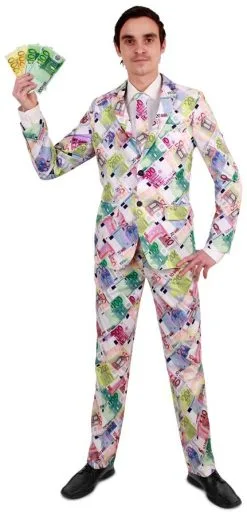 Overig Herenkostuum Geld Euro's - The Moneymaker