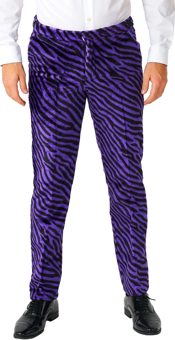 Herenkostuum Suitmeister Pimp Faux Fur Purple - Afbeelding 5