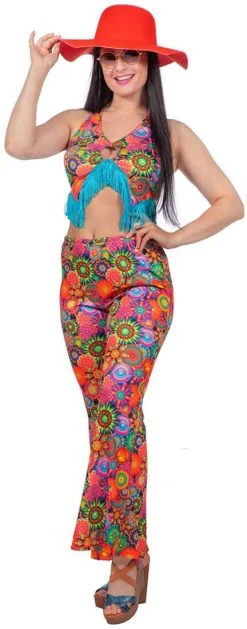 Overig Hippie Outfit Dames Mandela Multi