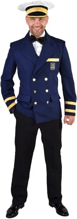 Overig Kapiteins Colbert Blauw Luxe