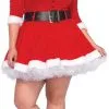 LEG AVENUE Kerstjurkje Miss Santa (Plus Size)