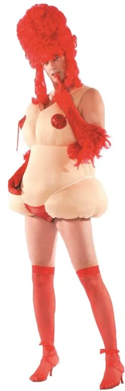 Overig Kostuum Blote Dikke Dame