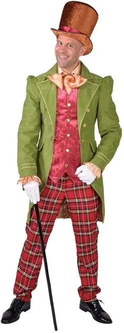Overig Kostuum Victoriaanse Heer Groen Luxe