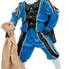 Overig Kostuum Zwarte Piet Luxe Met Cape Blauw
