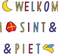 Overig Letterslinger Welkom Sint & Piet - 285cm