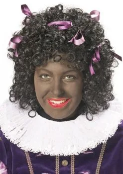 Overig Meisjes Pietenpruik Halflang Luxe