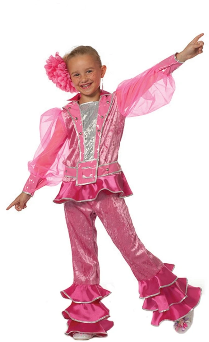 Overig Meisjeskostuum Mama Mia Pink