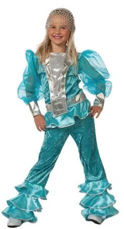 Overig Meisjeskostuum Mama Mia Turquoise