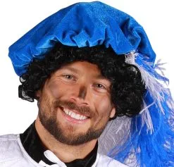 Overig Pietenmuts Blauw Luxe - Polyester