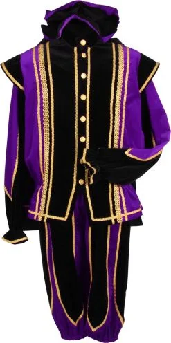 Overig Pietenpak Toledo Zwart-Paars Luxe