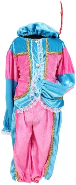 Overig Pietenpakje Turquoise-Roze Voor Meisjes