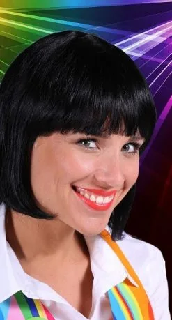 Overig Pruik Lola Luxe Zwart