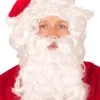 Overig Pruik + Baard Kerstman Luxe