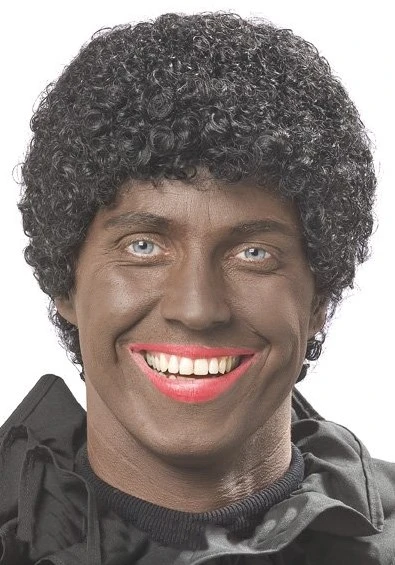 Overig Pruik Zwarte Piet Luxe Groot