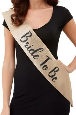 Overig Sjerp Bride To Be Glitter Goud