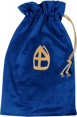 Overig Strooizak Zwarte Piet Luxe Blauw