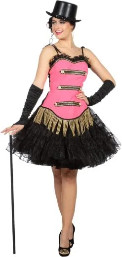 Overig Toppers Circus Corset Pink Voor Dames