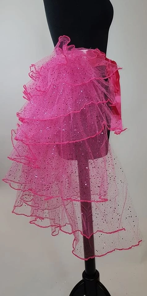 Overig Tule Rokje Burlesque Pink Met Glitter