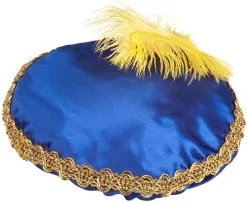 Overig Zwarte Piet Baret Blauw (Satijn)