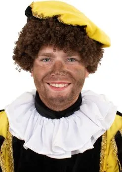 Overig Zwarte Piet Kraag Trevira Wit