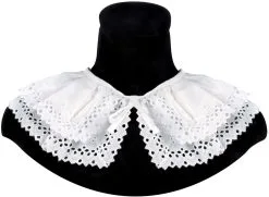 Overig Zwarte Pieten Kraag Pedro Wit Luxe